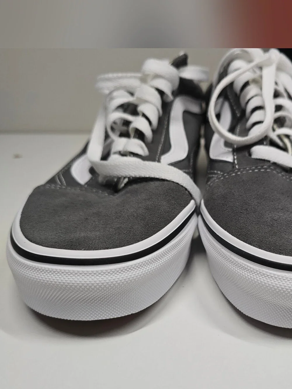 Vans Old Skool Sneakers Pewter/True White Women’s 8.5 NWOT with Box - Picture 13 of 14